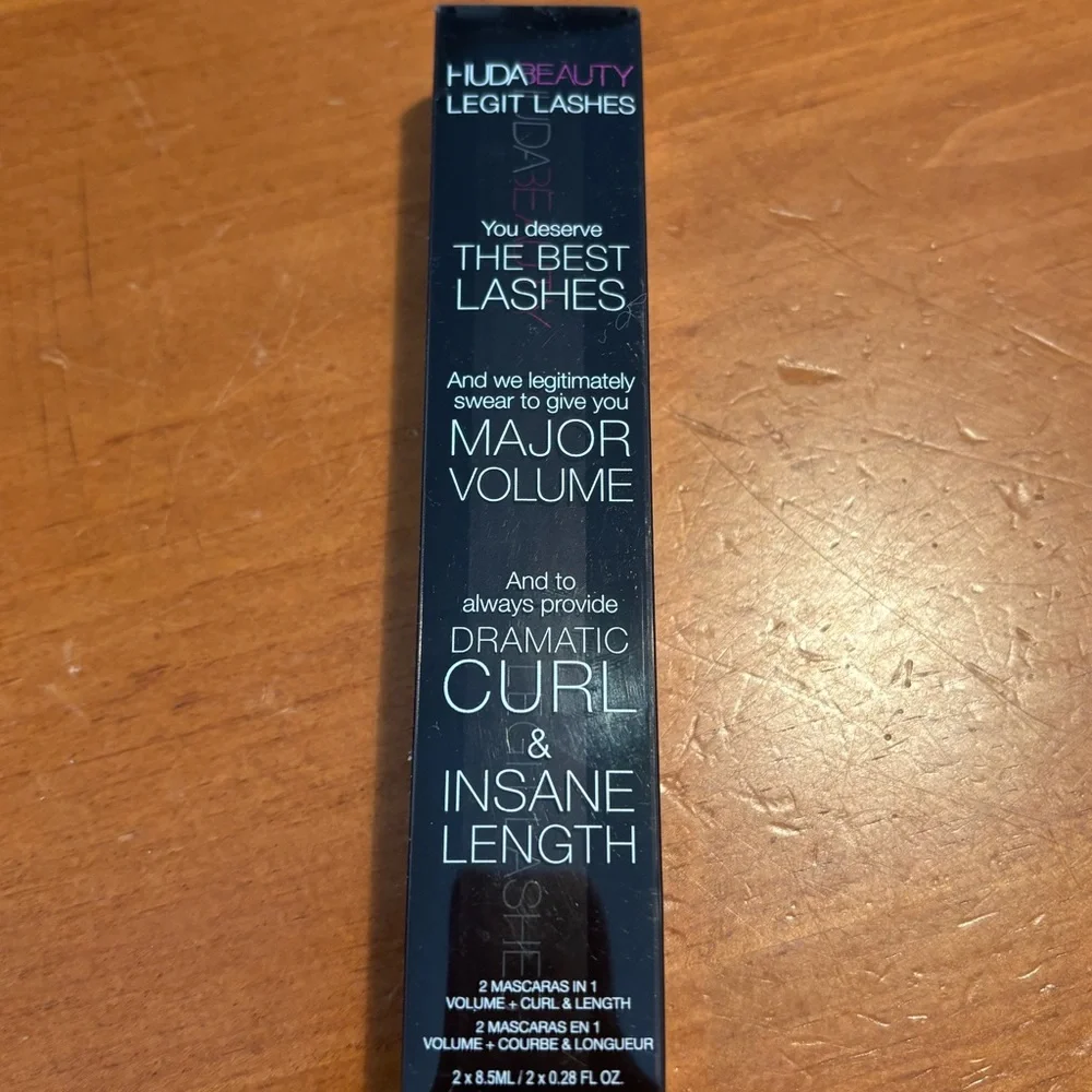 HUDA Beauty Legit Lashes 2-in-1 Mascara